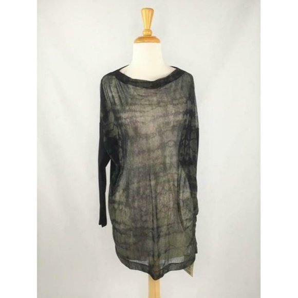 Art Of Cloth Tops - Art of Cloth M Steel Valencia Tunic ~Boutique~ Tie
